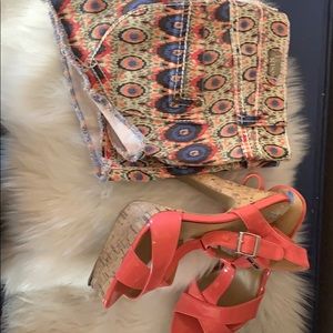 Shorts and high heels